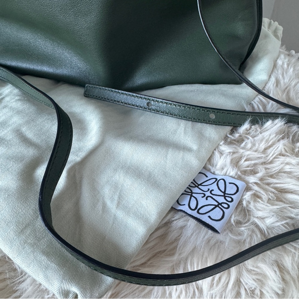 SOLD Loewe Flamenco, Green/ Vintage Khaki - Picture 14 of 14